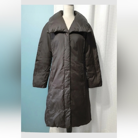 Cole Haan Chocolate Brown Down Jacket - Picture 2 of 11